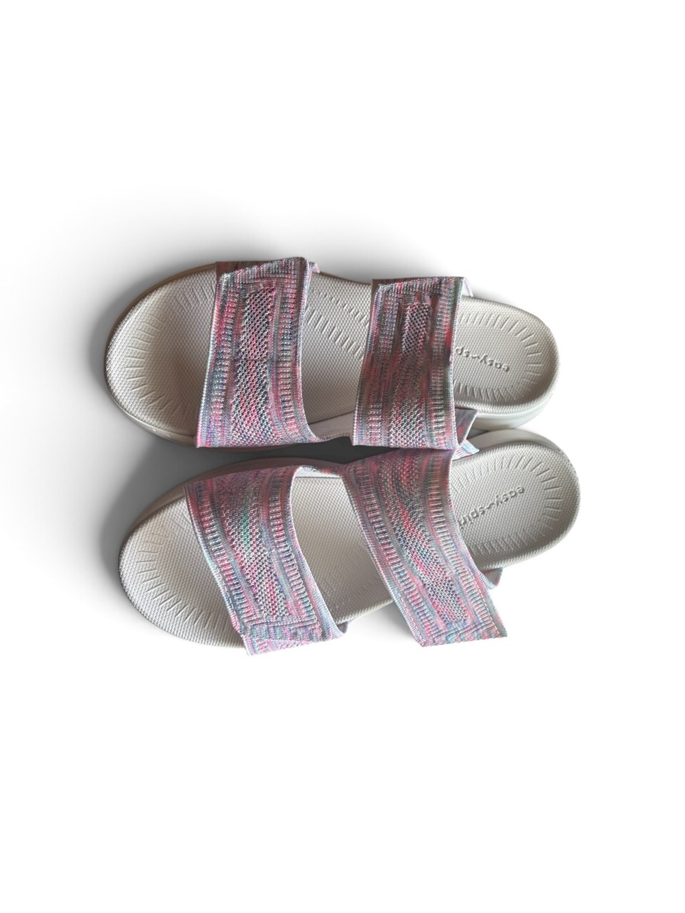 Easy Spirit Dashtyn Pastel Space-Dye Double Band Slide Sandals - Size 10